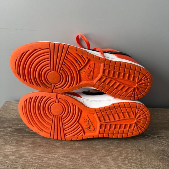 Nike Dunk Low Shoes Patent Orange Halloween 2022 DJ9955-800 Mens Size 12 EU 46 main image 7